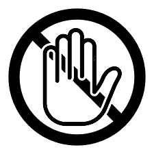 Ícono de una mano dentro de un círculo tachado, representando un sistema automatizado sin necesidad de intervención manual.