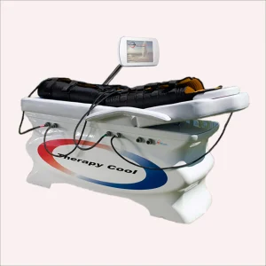 Equipo de aparatología estética Therapy Cool para tratamientos corporales con tecnología de contrastes térmicos frío-calor no invasiva.