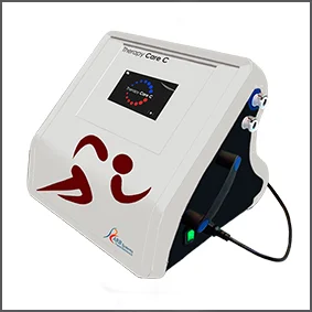 Equipo Therapy Care C para aplicaciones de frío sin hielo con compresión hidráulica, diseñado para prevenir el dolor y acelerar la recuperación muscular.