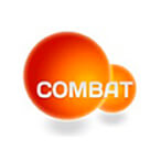 Logo de Combat, une entreprise collaboratrice dans les domaines de la recherche, du développement et de l'innovation technologique.