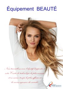 Image promotionnelle d'équipements de beauté, appareils esthétiques professionnels dotés d'une technologie de pointe pour les centres de beauté.