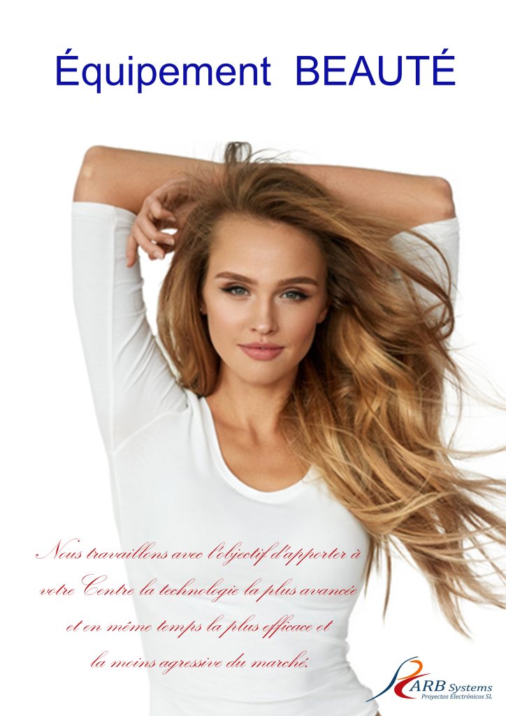 Image promotionnelle d'équipements de beauté, appareils esthétiques professionnels dotés d'une technologie de pointe pour les centres de beauté.